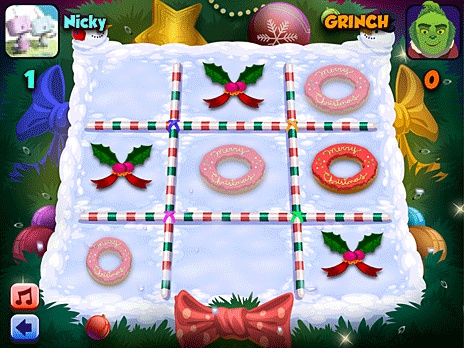Play Noughts and Crosses Christmas Now